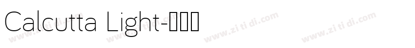 Calcutta Light字体转换